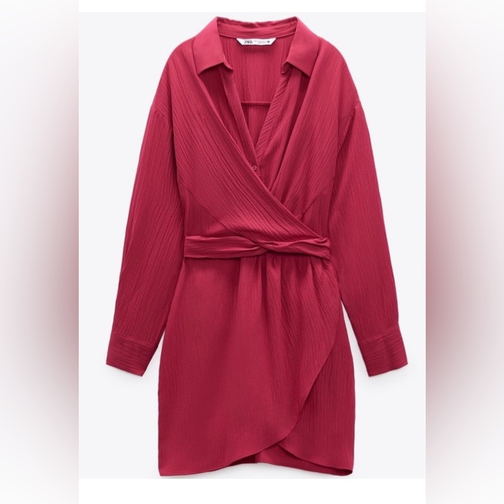 Elegant Zara mini Wrap dress